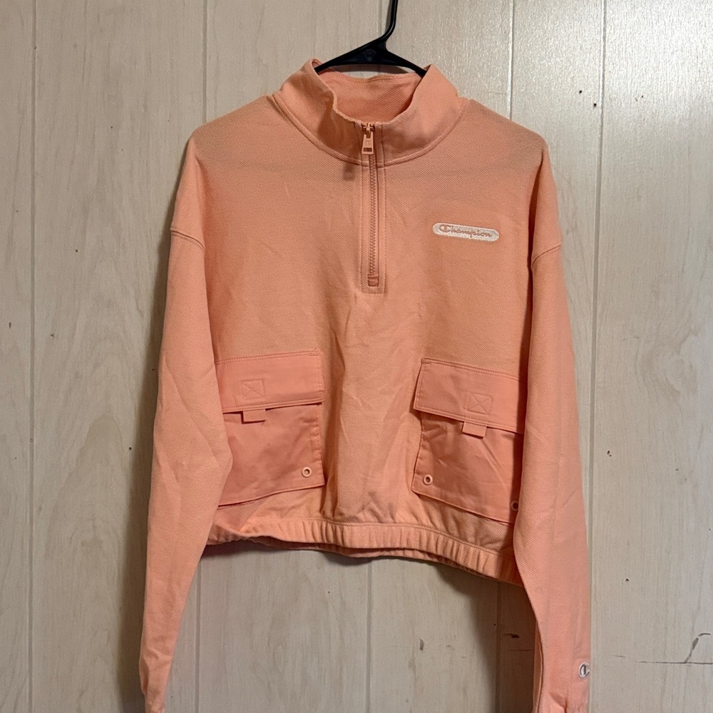 Champion Coral Quarter-Zip Pullover